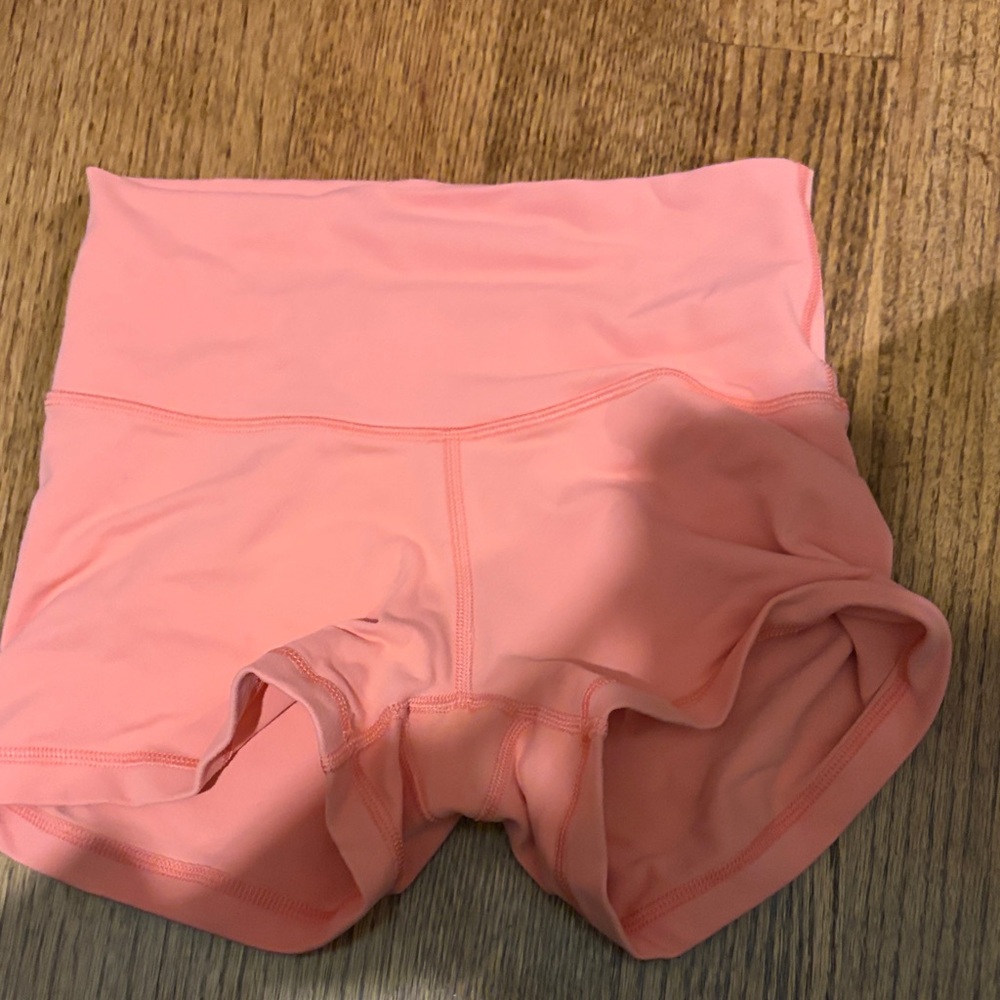 Aritzia Coral Bike Shorts